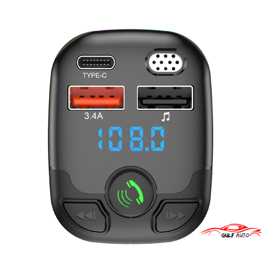 Car Bluetooth MP3 Hands-free Call Car Mp3 Player FM Transmitter with 3A USB CHARGER
